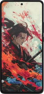 Силиконовый чехол Битва стихий для Motorola Edge 30 - 6110u-2840 изображение 