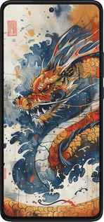Силиконовый чехол Ярость дракона для Motorola Edge 30 - 6112u-2840 изображение 