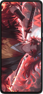 Силіконовий чехол Аниме воин для Motorola Edge 30 - 6281u-2840 изображение 