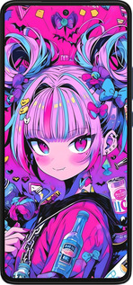 Силиконовый чехол Аниме милаха для Motorola Edge 30 - 6314u-2840 изображение 