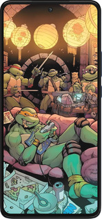 Силиконовый чехол Черепашки нинзя для Motorola Edge 30 - 6346u-2840 изображение 