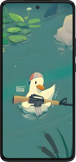 Силиконовый чехол Уточка с автоматом для Motorola Edge 30 - 6356u-2840 изображение 