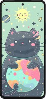 Силиконовый чехол Милый котик для Motorola Edge 30 - 6364u-2840 изображение 