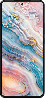 Силиконовый чехол Мрамор красивый для Motorola Edge 30 - 6376u-2840 изображение 