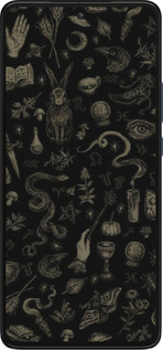 Силиконовый чехол Мистический коллаж с травами и магическими символами для Motorola Edge 30 - 6428u-2840 изображение 
