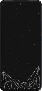 Силиконовый чехол Черно белые абстрактные горы для Motorola Edge 30 - 6437u-2840 изображение 