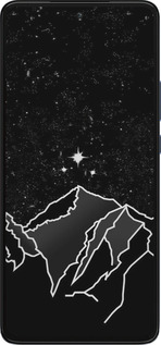 Силиконовый чехол Минималистический горный пейзаж для Motorola Edge 30 - 6438u-2840 изображение 