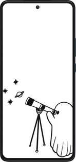 Силиконовый чехол Привидение астроном для Motorola Edge 30 - 6444u-2840 изображение 