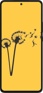 Силиконовый чехол Минимализм одуванчики для Motorola Edge 30 - 6449u-2840 изображение 