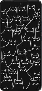 Силиконовый чехол С изображением кошек для Motorola Edge 30 - 6470u-2840 изображение 