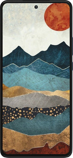 Силиконовый чехол Янтарный закат для Motorola Edge 30 - 6475u-2840 изображение 