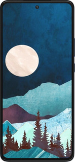 Силиконовый чехол Горная идиллия ночной пейзаж для Motorola Edge 30 - 6488u-2840 изображение 