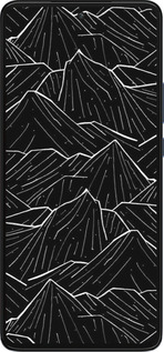 Силиконовый чехол С изображением Темных гор для Motorola Edge 30 - 6489u-2840 изображение 