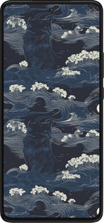 Силиконовый чехол Морская тематика в стиле арт-деко для Motorola Edge 30 - 6520u-2840 изображение 