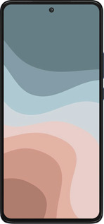 Силиконовый чехол С синими и розовыми волнами в стиле ретро для Motorola Edge 30 - 6532u-2840 изображение 