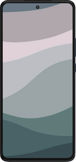 Силіконовий чехол З фіолетовим та бірюзовим ретро-стилем та хвилями для Motorola Edge 30 - 6533u-2840 изображение 