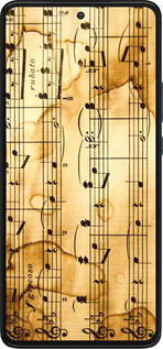 Силиконовый чехол Ноты для Motorola Edge 30 - 905u-2840 изображение 