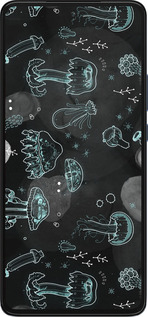 Силиконовый чехол Медузы для Motorola Edge 30 - 906u-2840 изображение 