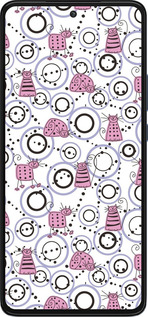 Силиконовый чехол Смешные коты для Motorola Edge 30 - 907u-2840 изображение 