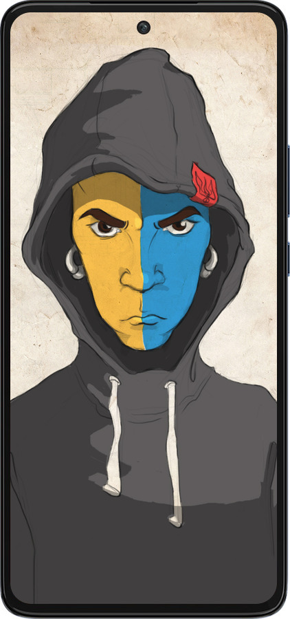 Силиконовый чехол Злой подросток для Motorola Edge 30 - 1053u-2840 изображение 