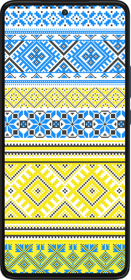 Силиконовый чехол Вышиванка 40 для Motorola Edge 30 - 1174u-2840 изображение 