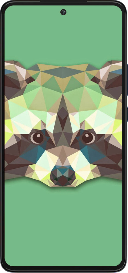 Силиконовый чехол Енот для Motorola Edge 30 - 1217u-2840 изображение 