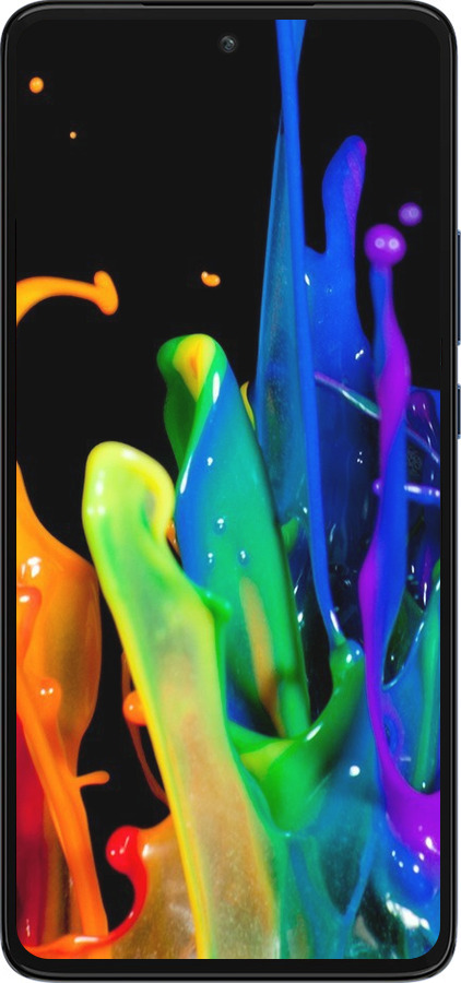 Силиконовый чехол брызги краски для Motorola Edge 30 - 3957u-2840 изображение 