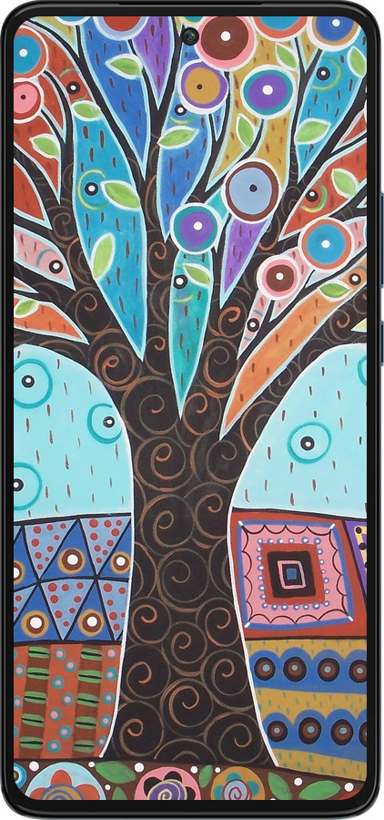 Силиконовый чехол Арт-дерево для Motorola Edge 30 - 4008u-2840 изображение 