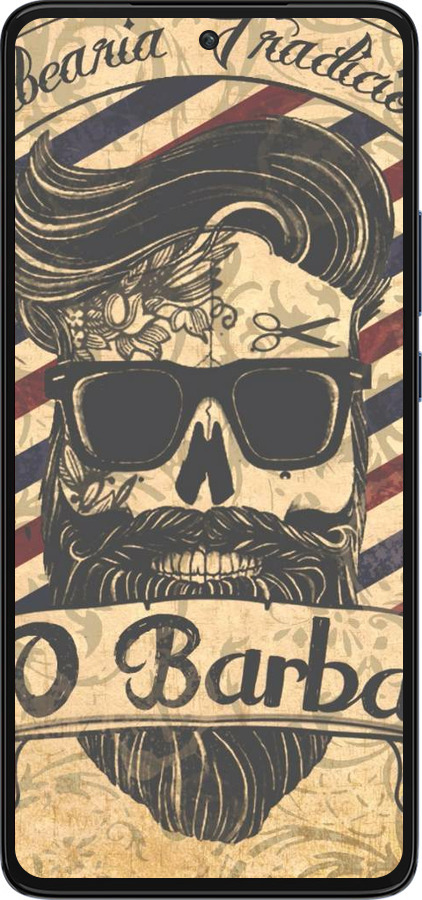 Силиконовый чехол Barber Shop для Motorola Edge 30 - 4097u-2840 изображение 