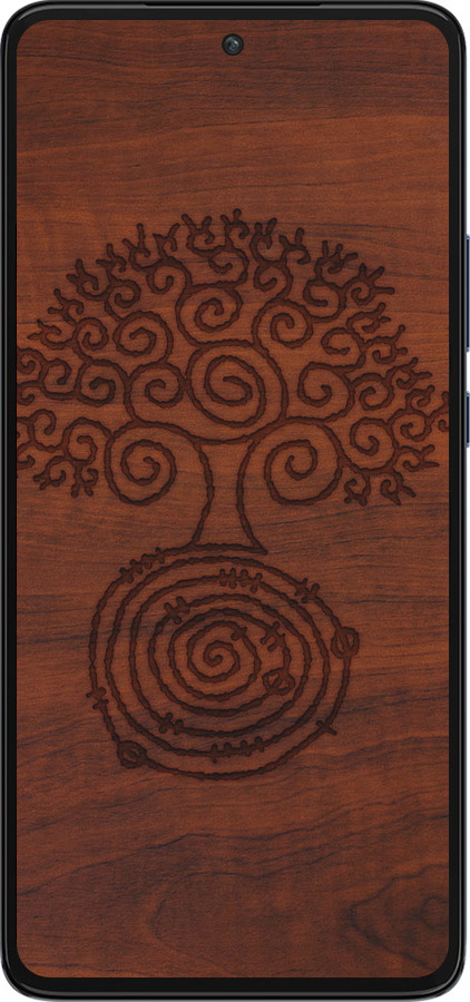 Силиконовый чехол Узор дерева для Motorola Edge 30 - 4119u-2840 изображение 