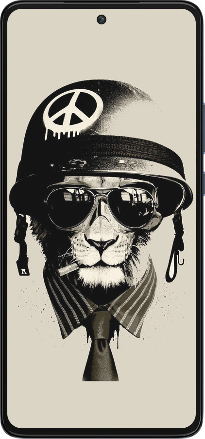 Силиконовый чехол tattoo soldier для Motorola Edge 30 - 4165u-2840 изображение 