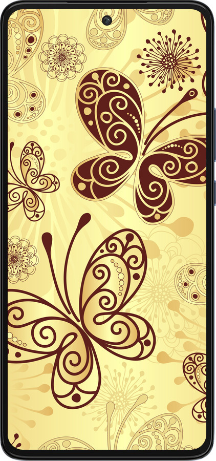 Силиконовый чехол Красивые бабочки для Motorola Edge 30 - 4170u-2840 изображение 