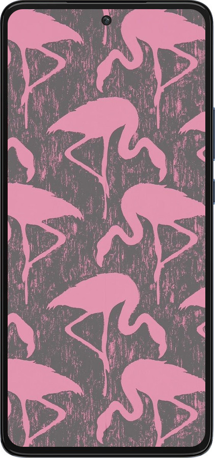 Силиконовый чехол Vintage-Flamingos для Motorola Edge 30 - 4171u-2840 изображение 