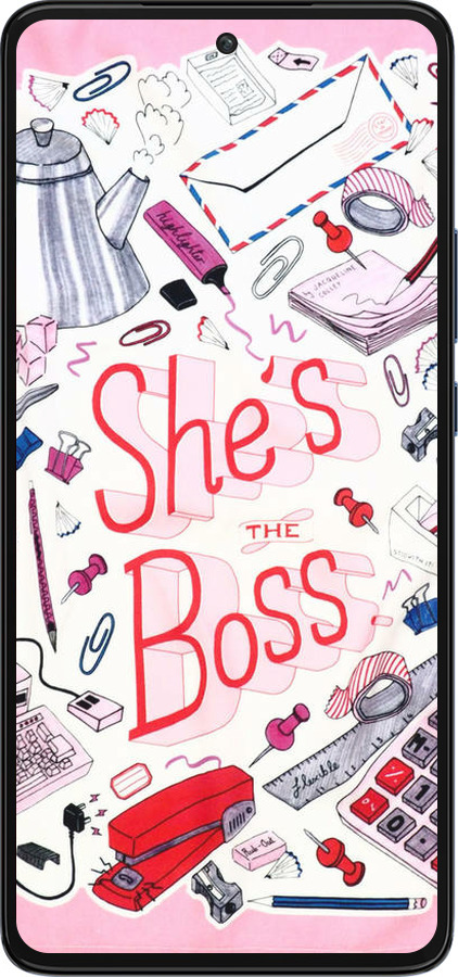 Силиконовый чехол she's the  boss для Motorola Edge 30 - 4254u-2840 изображение 