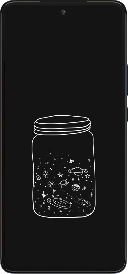 Силиконовый чехол Космос в банке для Motorola Edge 30 - 4297u-2840 изображение 