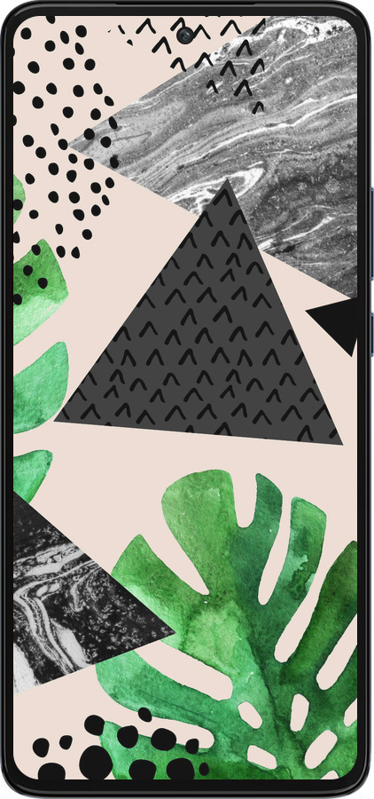 Силіконовий чехол Монстера для Motorola Edge 30 - 4304u-2840 изображение 