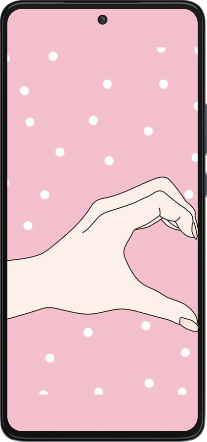 Силиконовый чехол Половинка сердца для Motorola Edge 30 - 4340u-2840 изображение 