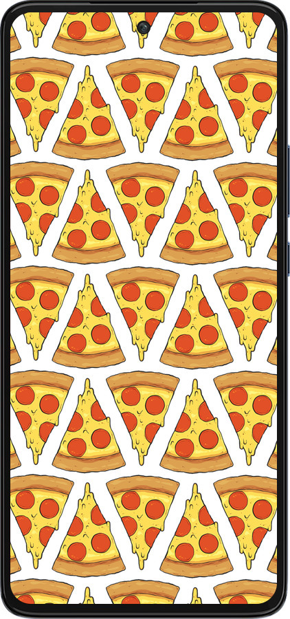 Силіконовий чехол Піца для Motorola Edge 30 - 4408u-2840 изображение 