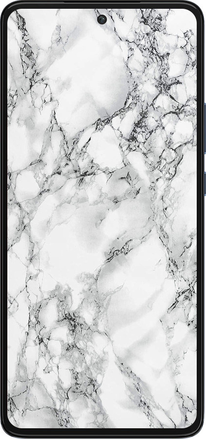 Силиконовый чехол Мрамор белый для Motorola Edge 30 - 4480u-2840 изображение 