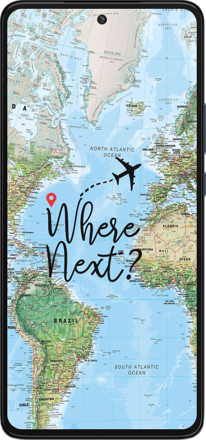 Силиконовый чехол Путешествие для Motorola Edge 30 - 4503u-2840 изображение 