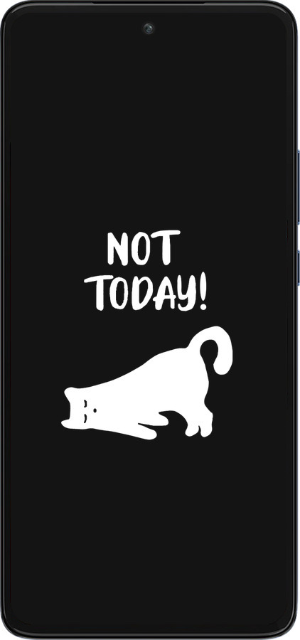 Силиконовый чехол Уставший кот для Motorola Edge 30 - 4535u-2840 изображение 