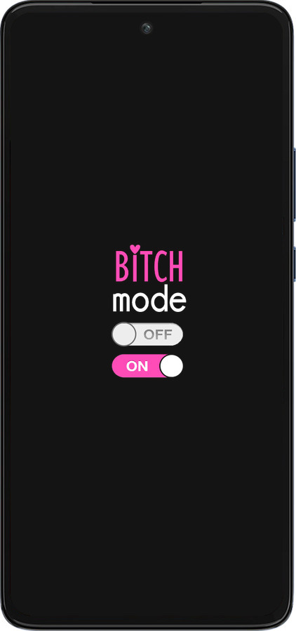 Силиконовый чехол Bitch mode для Motorola Edge 30 - 4548u-2840 изображение 