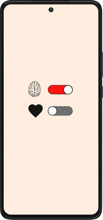 Силиконовый чехол Любовь и ум для Motorola Edge 30 - 4553u-2840 изображение 