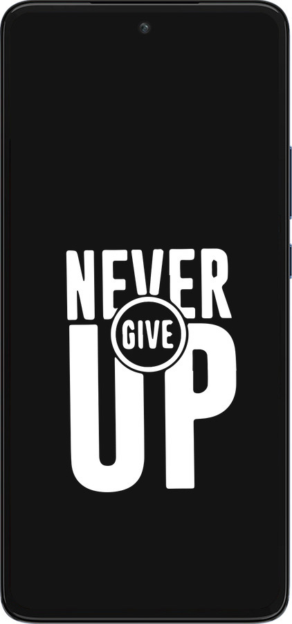 Силіконовий чехол Ніколи не здавайся для Motorola Edge 30 - 4572u-2840 изображение 
