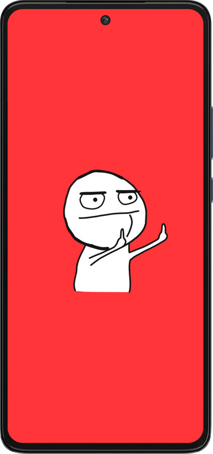 Силіконовий чехол Мем для Motorola Edge 30 - 4578u-2840 изображение 