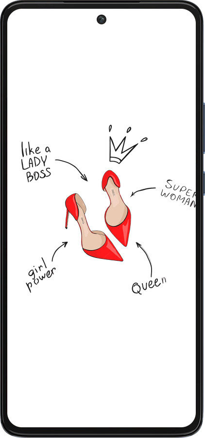 Силиконовый чехол Женщина для Motorola Edge 30 - 4599u-2840 изображение 