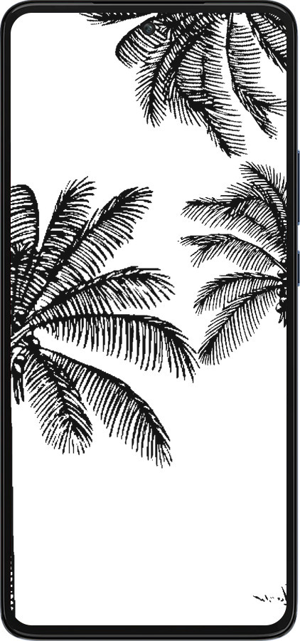 Силиконовый чехол Пальмы1 для Motorola Edge 30 - 4634u-2840 изображение 