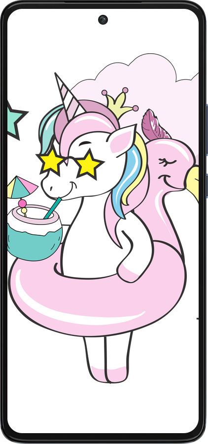 Силиконовый чехол Crown Unicorn для Motorola Edge 30 - 4660u-2840 изображение 