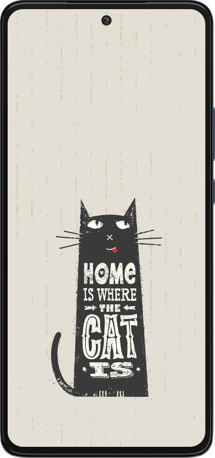 Силиконовый чехол Кот для Motorola Edge 30 - 4671u-2840 изображение 