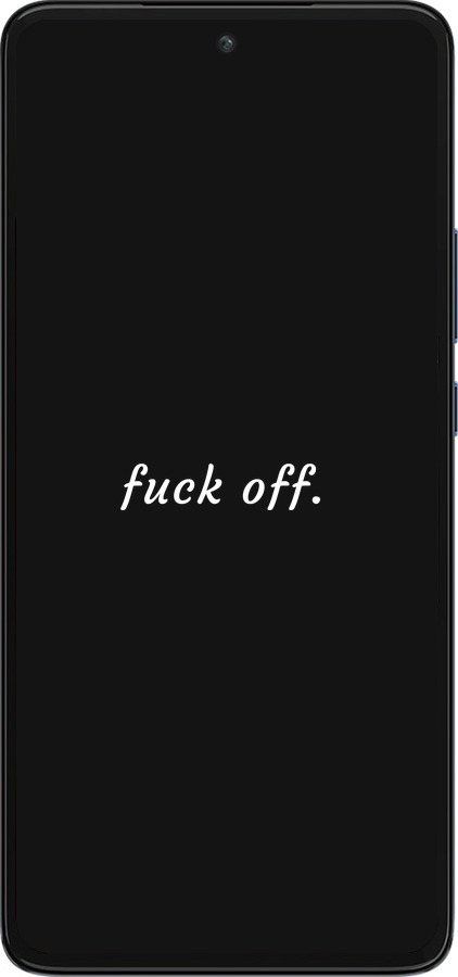 Силиконовый чехол Fuck off для Motorola Edge 30 - 4731u-2840 изображение 